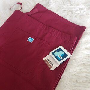 Adar Pro Scrubs‎ Women's S Ultimate Scrub Pants Burgundy 4X NEW NWT